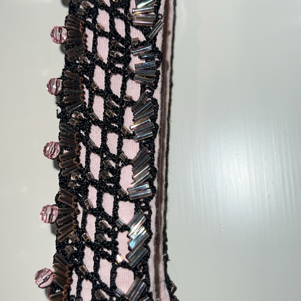 Vintage Dolce Cabo Beautifully Beaded Crop Top - Picture 6 of 10